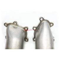 JJR Performance Casted 3.5" Down Pipe / Dump Pipe Set Fits Nissan R35 GTR