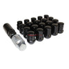 JJR RAYS Style 32mm Steel Wheel & Lock Nut Set (17HEX) - Black M12xP1.25 (20 Piece)