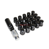 JJR RAYS Style 32mm Steel Wheel & Lock Nut Set (17HEX) - Black M12xP1.25 (20 Piece)
