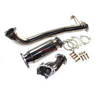 JJR Stainless Dump Pipe De-Cat Bundle C fits Nissan S13 Silvia & 180SX (SR20DET)