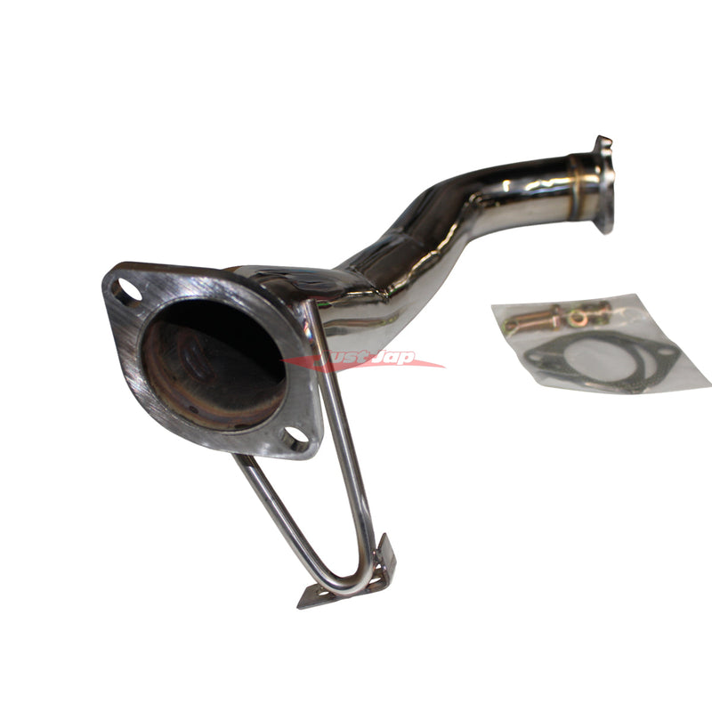 JJR Stainless Steel Front Pipe (Active Flange) fits Nissan S13 Silvia & 180SX (CA18DET/SR20DET)
