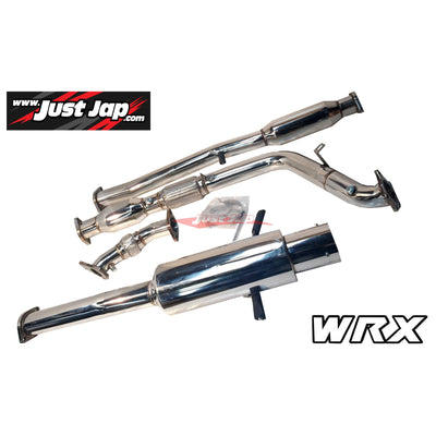 JJR Stainless Turbo Back Exhaust System Fits Subaru Impreza WRX GDA/GGA (01-06)