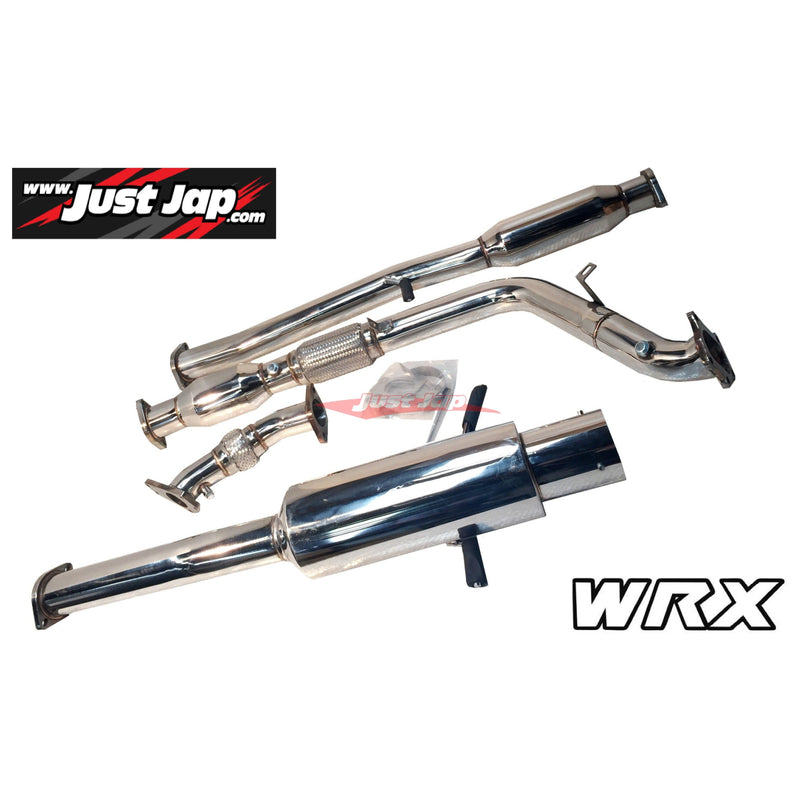 JJR Stainless Turbo Back Exhaust System Fits Subaru Impreza WRX GDA/GGA (01-06)