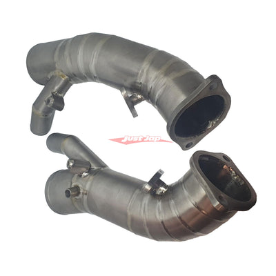 JJR Titanium Turbocharger Intake Inlet Pipe Set (58mm / 2.28") Fits Nissan R35 GTR VR38DETT