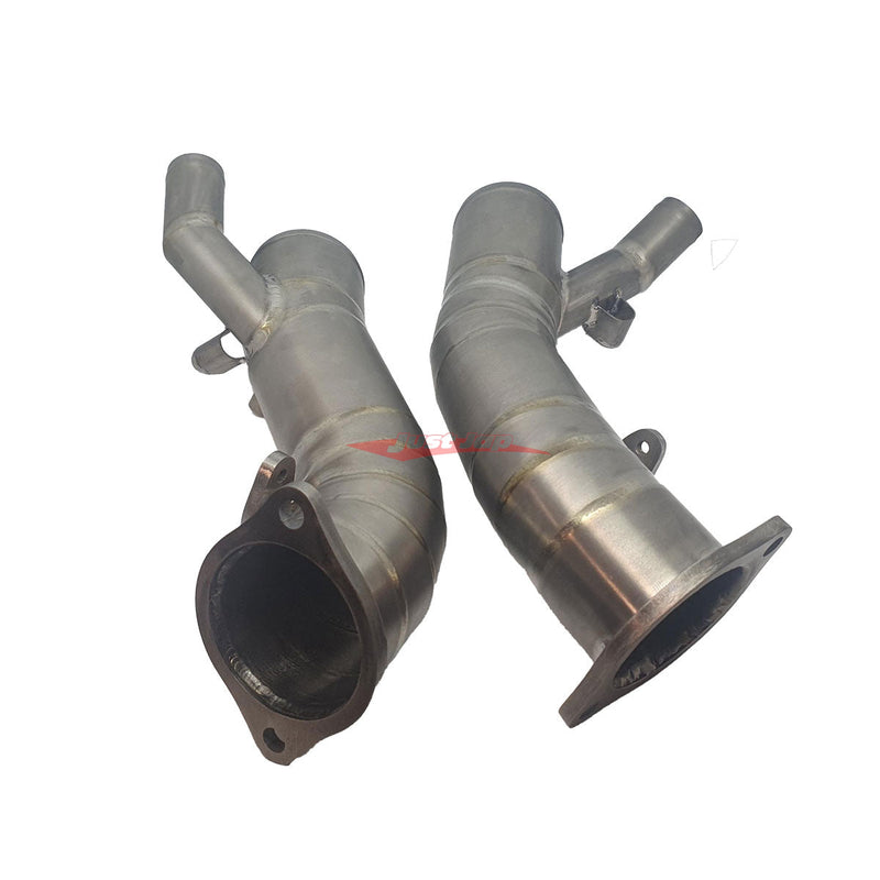 JJR Titanium Turbocharger Intake Inlet Pipe Set (58mm / 2.28") Fits Nissan R35 GTR VR38DETT