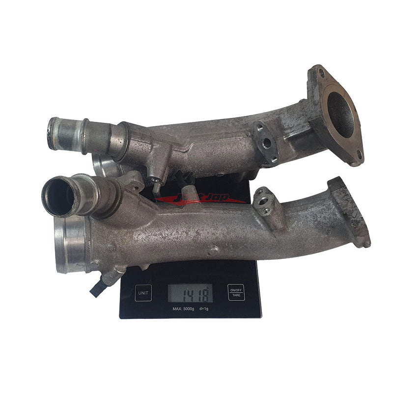 JJR Titanium Turbocharger Intake Inlet Pipe Set (58mm / 2.28") Fits Nissan R35 GTR VR38DETT