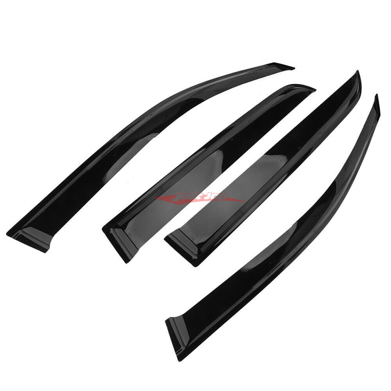 JJR Weathershield Window Visor Rain Gaurds Fits Toyota Hilux SR SR5 Dual Cab 04-15