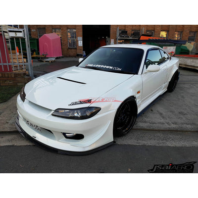 JSAI AERO C-WEST Style FRP Vented Bonnet- S15 200SX Silvia