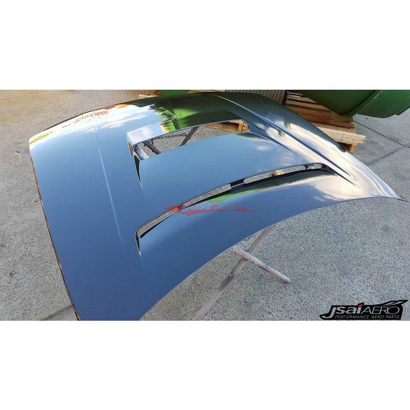JSAI AERO C-WEST Style FRP Vented Bonnet- S15 200SX Silvia
