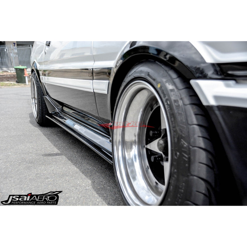 JSAI AERO JDM Zenki Style Side Skirts Extensions fits Toyota AE86 Levin Trueno Sprinter