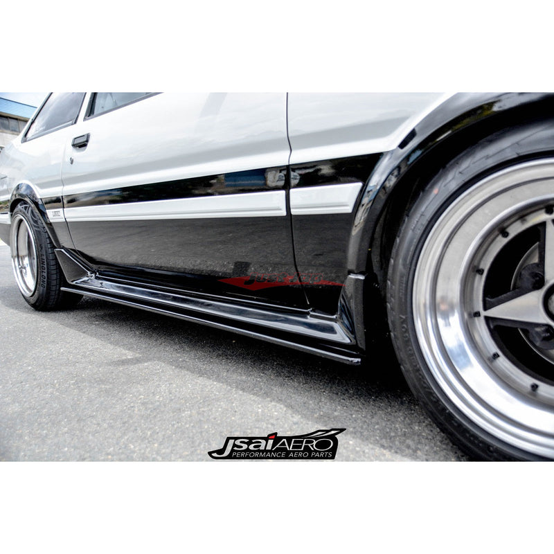 JSAI AERO JDM Zenki Style Side Skirts Extensions fits Toyota AE86 Levin Trueno Sprinter