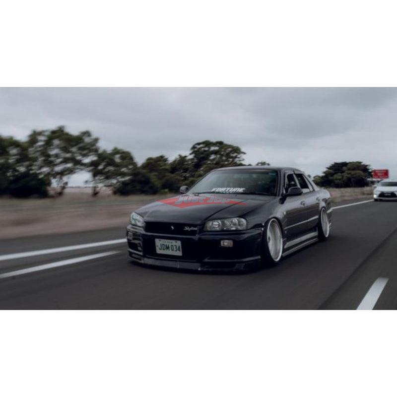 JSAI AERO R-Style Side Skirts fits Nissan Skyline R34 GT/GT-T (4 Door)