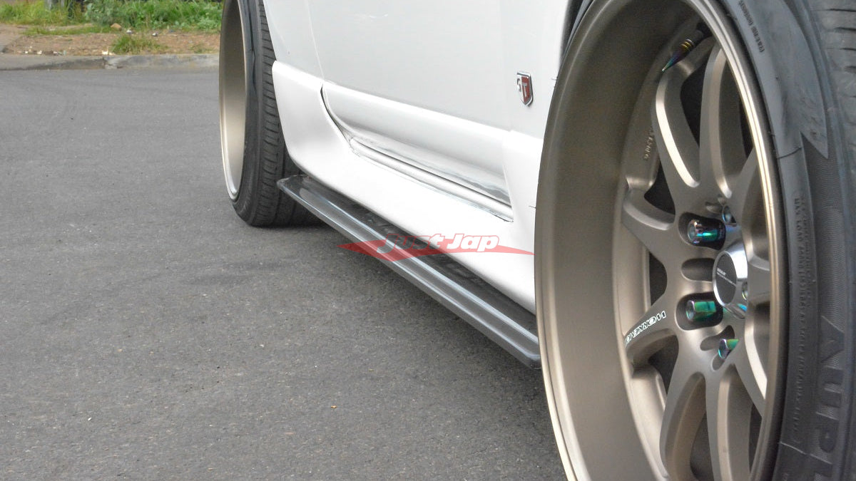Universal Hasemi Style Side Skirt Extension Diffuser For Nissan Skyline R33 BCNR33 GTR