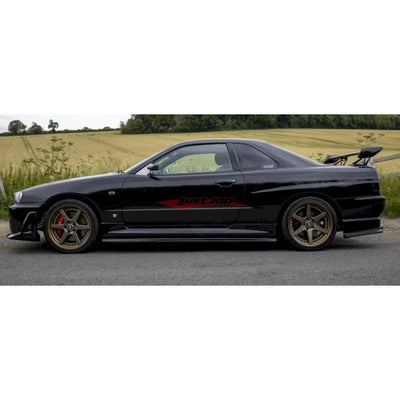 JSAI Aero Side Skirts - NISSAN R34 GTT 2 DOOR COUPE TYPE R Style