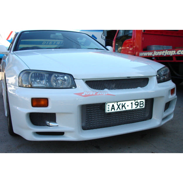 JSAI Aero Top Secret Style Front Bar fits Nissan R34 Skyline GT/GT-T