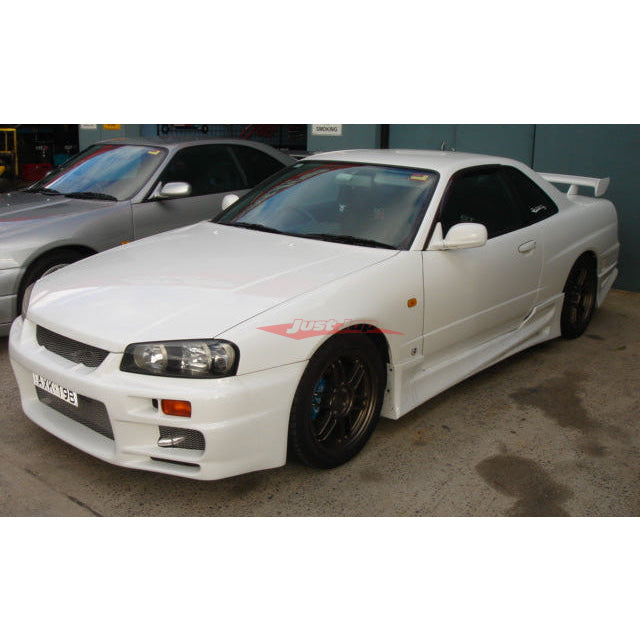 JSAI Aero Top Secret Style Front Bar fits Nissan R34 Skyline GT/GT-T