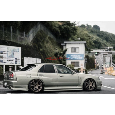 JSAI AERO TYPE R Style Rear Over fenders fits Nissan R34 GTT GT Skyline 4 Door