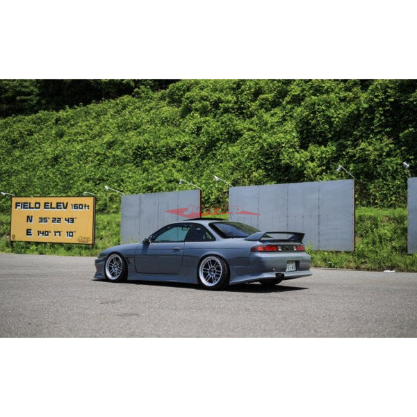 パーツ NISSAN SILVIA S14 (R side) JSAI AERO Vertex Lang Style Side Skirts fits Nissan S14 200SX