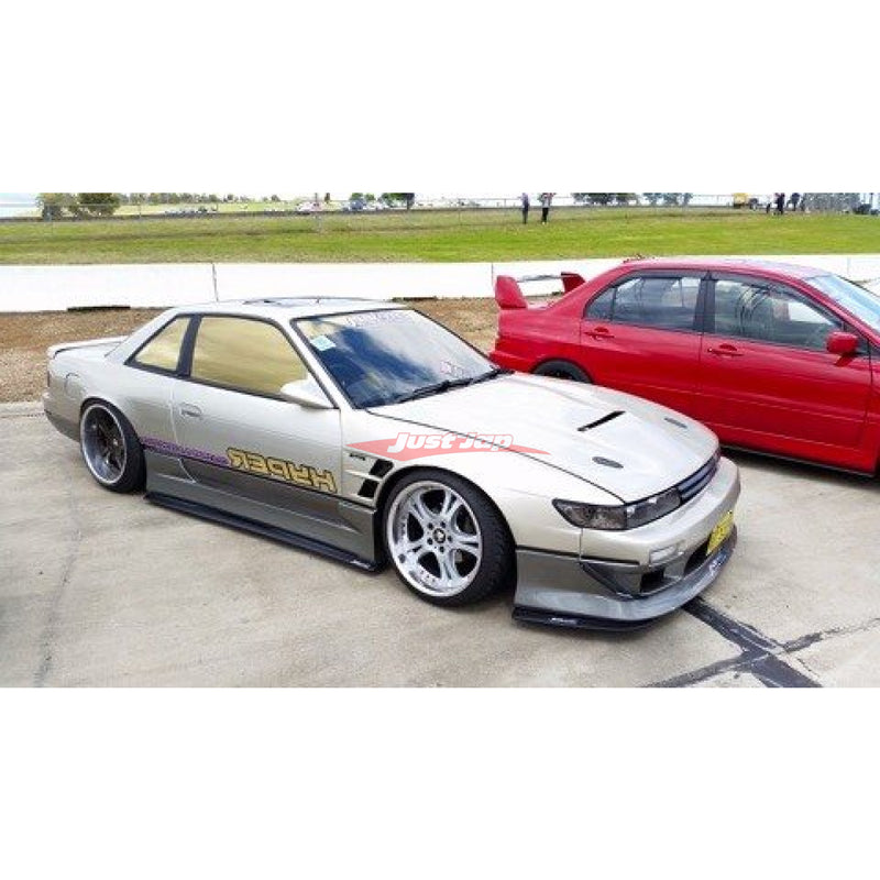 JSAI AERO Vertex Side Skirt Extensions- Nissan S13 Silvia