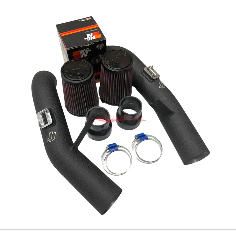 JustJap Racing Aluminium 3" Inch Air Intake Kit Fits Nissan R35 GTR