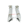 JJR Performance Casted 3.5" Down Pipe / Dump Pipe Set Fits Nissan R35 GTR