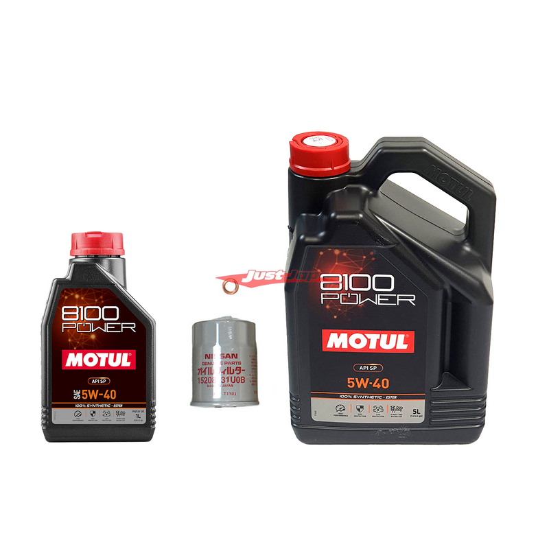 JustJap Racing Engine Service & Vehicle Safety Check (Motul 8100 Power) Fits Nissan R35 GTR