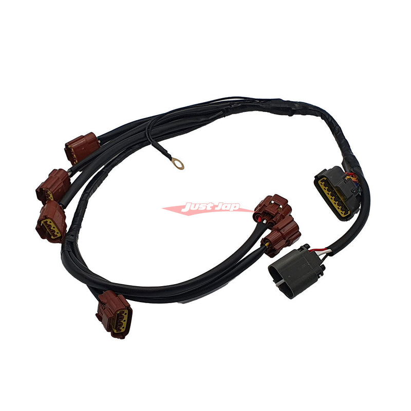 JustJap Racing Ignition Coil Harness Wiring Loom (24079-01U00) Fits Nissan R32 Skyline & A31 Cefiro RB20DE/T & RB25DE