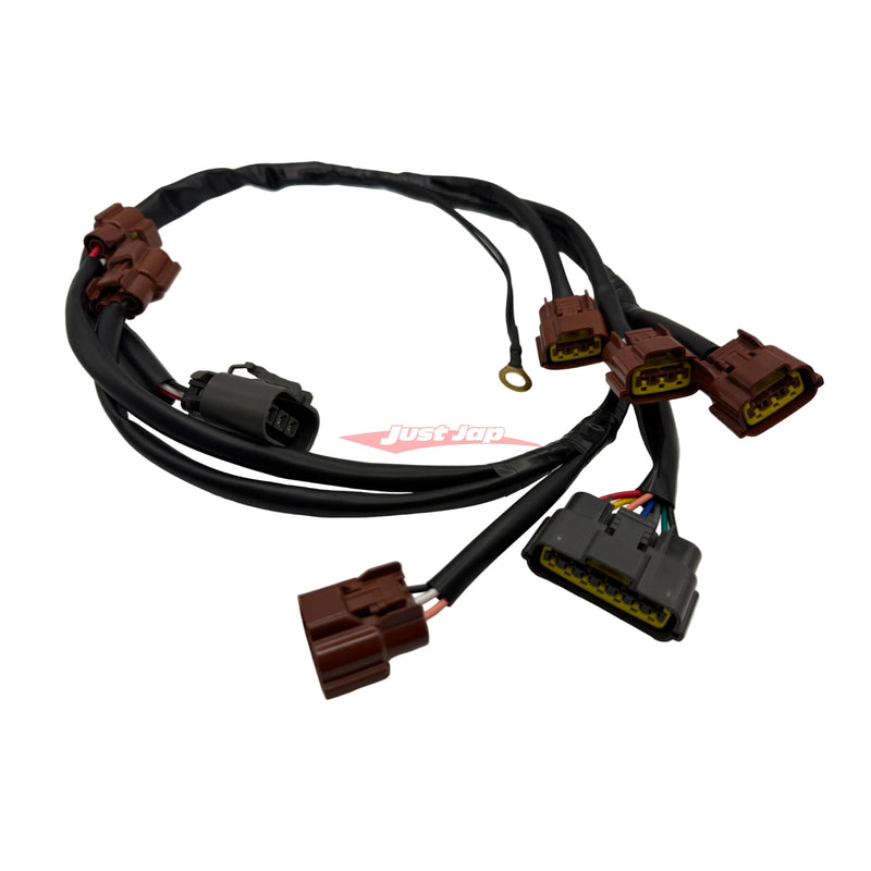 JustJap Racing Ignition Coil Harness Wiring Loom (24079-05U00 / 24079-RHR20) Fits Nissan R32 Skyline GTR RB26DETT