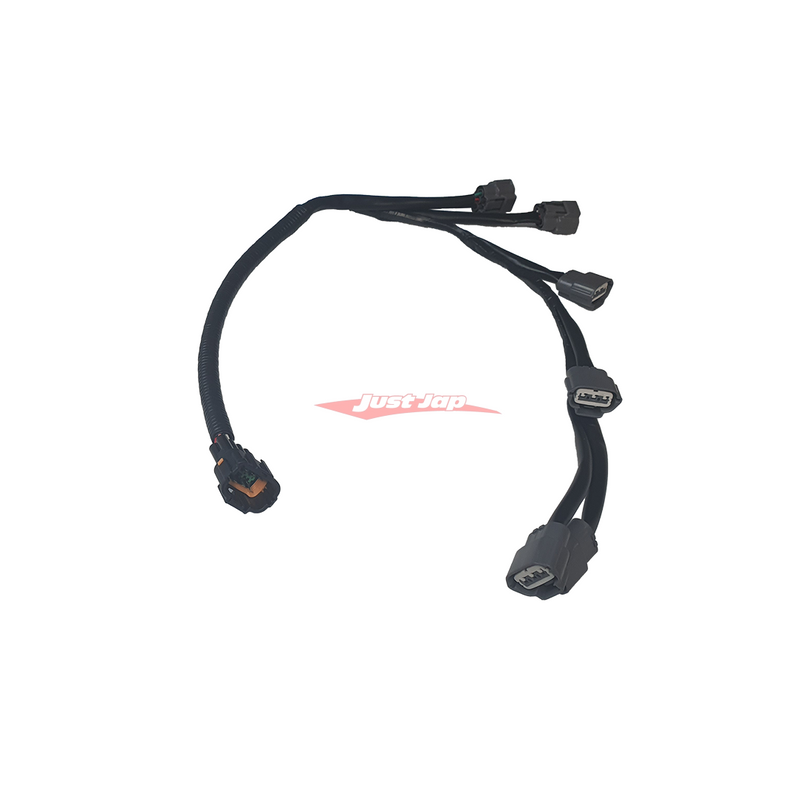 JustJap Racing Ignition Coil Harness Wiring Loom (24079-5L300) Fits Nissan R34 Skyline, C34 Stagea, C35 Laurel & Y34 Cedric RB25DE/T Neo