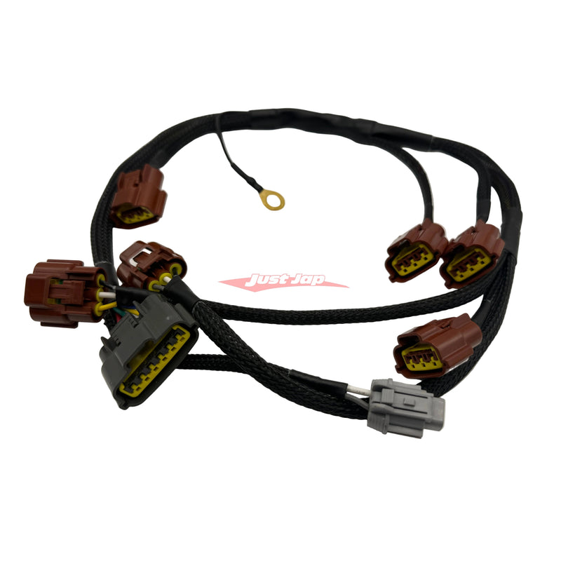 JustJap Racing Ignition Coil Harness Wiring Loom (24079-75T00) Fits Nissan R33 Skyline GTS/T Ser. 1 & C34 Laurel RB25DE/T