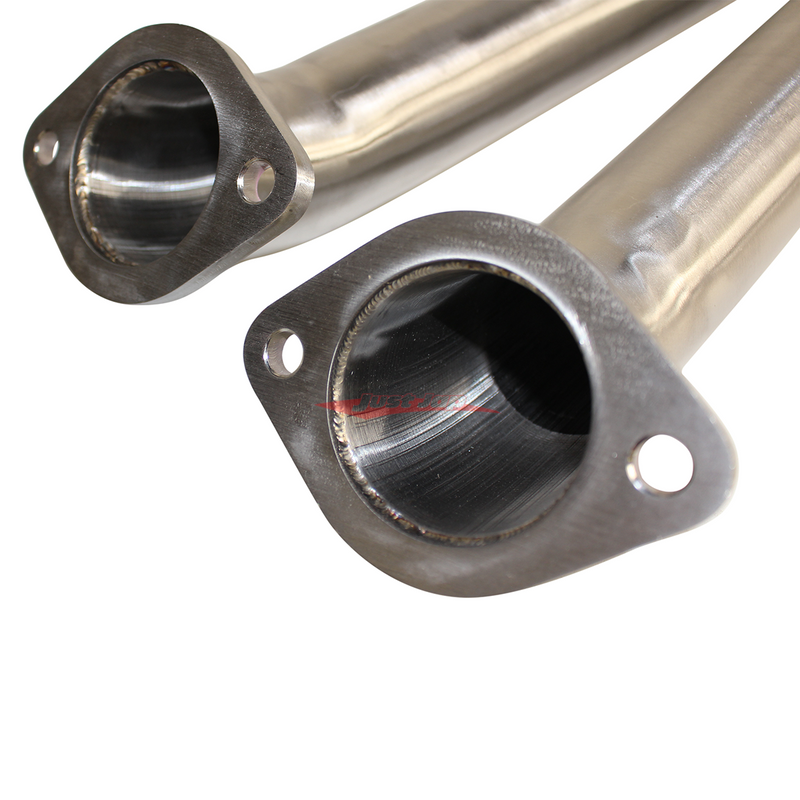 JustJap Racing Stainless Steel 3.0" Centre Mid Y Pipe (De-Cat) Fits Nissan R35 GTR (2007-)