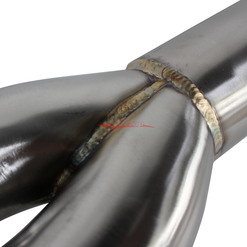 JustJap Racing Stainless Steel 3.0" Centre Mid Y Pipe (De-Cat) Fits Nissan R35 GTR (2007-)
