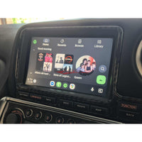 JustJap Wireless Apple CarPlay / Android Auto TV / Aux. Unit Fits Nissan R35 GTR 07-10 (JDM Models)