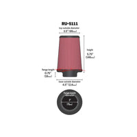 K&N RU-5111 3 Inch Universal Filter & Nissan R35 GTR 3 Inch Intake Kits