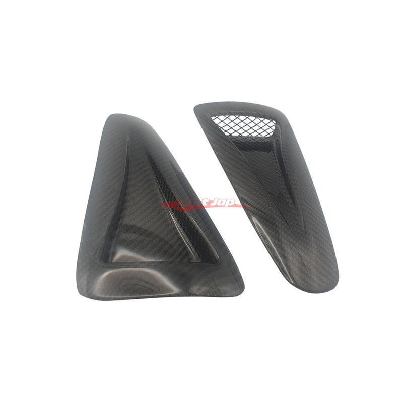 Karbonetic Carbon Fibre Bonnet Hood Vents Fits Nissan R35 GTR 2007-