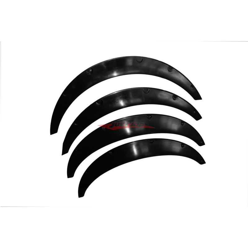 Karbonetic Universal ABS Over Fender / Wheel Arch Flares / Fender Flares (4pce Set) - Front 2" / 50mm & Rear 2.75" / 70mm