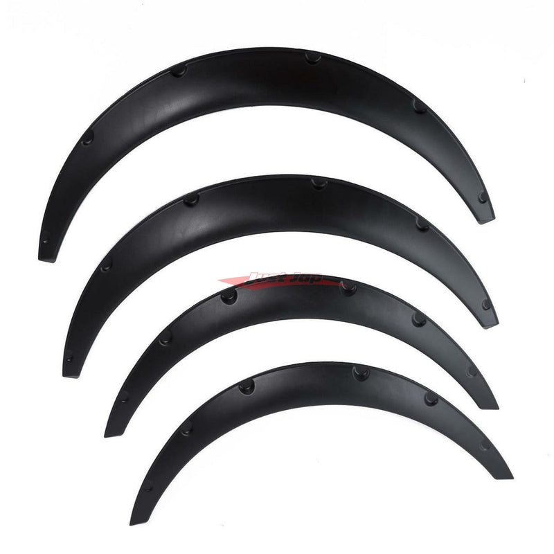 Karbonetic Universal ABS Over Fender / Wheel Arch Flares / Fender Flares (4pce Set) - Front 2" / 50mm & Rear 2.75" / 70mm