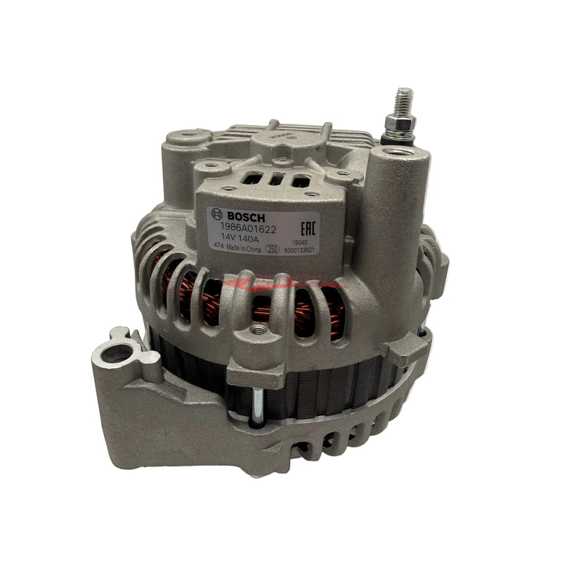 LS1 Bosch 12V 140 Amp Alternator & CWC RB Twin Cam Billet Conversion Kit (Black) Fits Nissan RB20 RB25 RB26 RB30