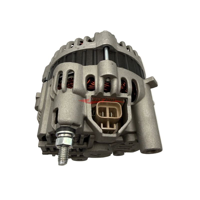 LS1 Bosch 12V 140 Amp Alternator & CWC RB Twin Cam Billet Conversion Kit (Black) Fits Nissan RB20 RB25 RB26 RB30