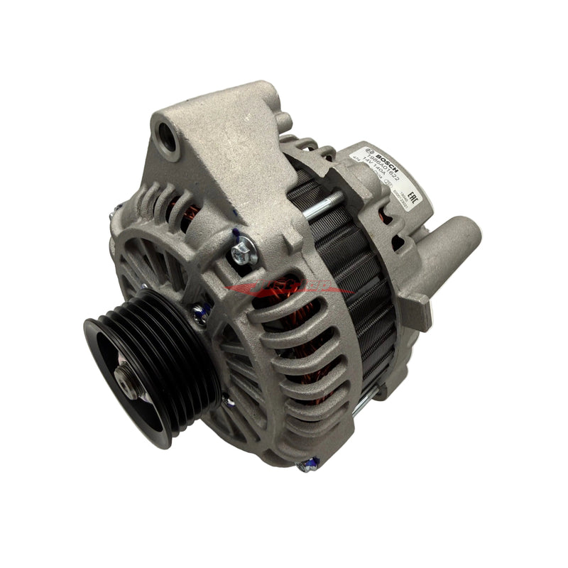 LS1 Bosch 12V 140 Amp Alternator & CWC RB Twin Cam Billet Conversion Kit (Black) Fits Nissan RB20 RB25 RB26 RB30