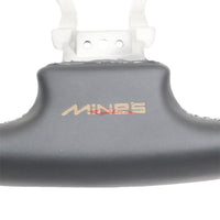 Mines Leather Steering Wheel (D Type Grey Stitching) fits Nissan R35 GTR 07-16