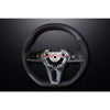 Mines Leather Steering Wheel (D Type Red Stitching) Fits Nissan R35 GTR 17+