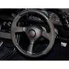 Mines Leather Steering Wheel (Grey Stitching) Fits Nissan R32 GTR