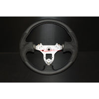 Mines Leather Steering Wheel (Version 2 Grey Stitching) Fits Nissan R34 Skyline GTR, S15 Silvia & 200SX