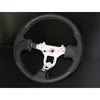 Mines Original Leather Steering Wheel (Version 2 Grey Stitching) fits Nissan R34 GTR GTR