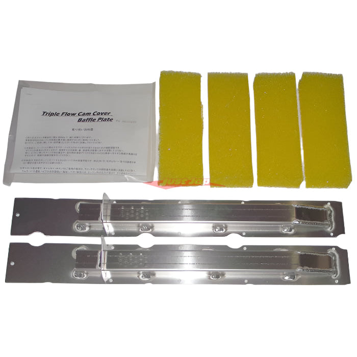 Mines Triple Flow Cam Cover Baffle Plate Kit fits Nissan Skyline GTR & Stagea 260RS (RB26DETT)