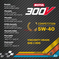 Motul 300V Competition Engine Oil 5W-40 2 Litre