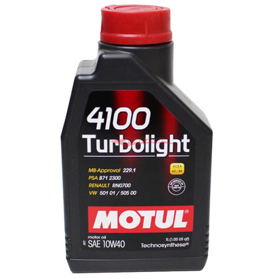 Motul 4100 Turbolight Engine Oil 10W-40 1 Litre