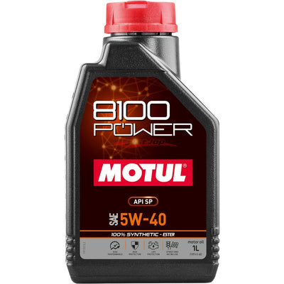 Motul 8100 Power Engine Oil 5W-40 1 Litre