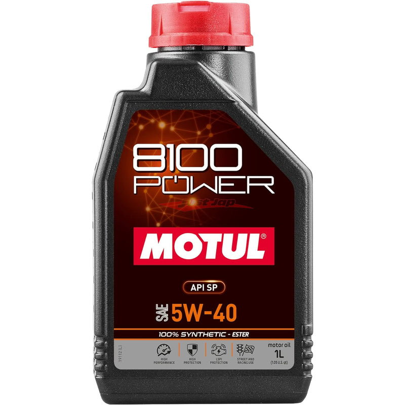 Motul 8100 Power Engine Oil 5W-40 1 Litre
